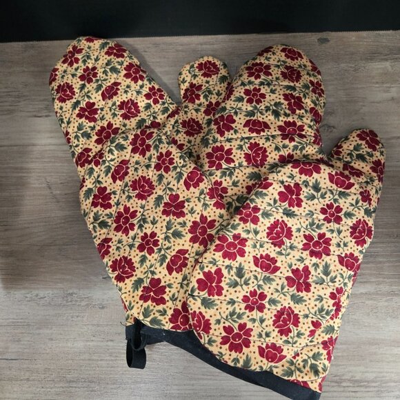 Grandma's Practical 2 layer Handmade Microwave & Oven Mitts Set Adult / Regular - Picture 6 of 6